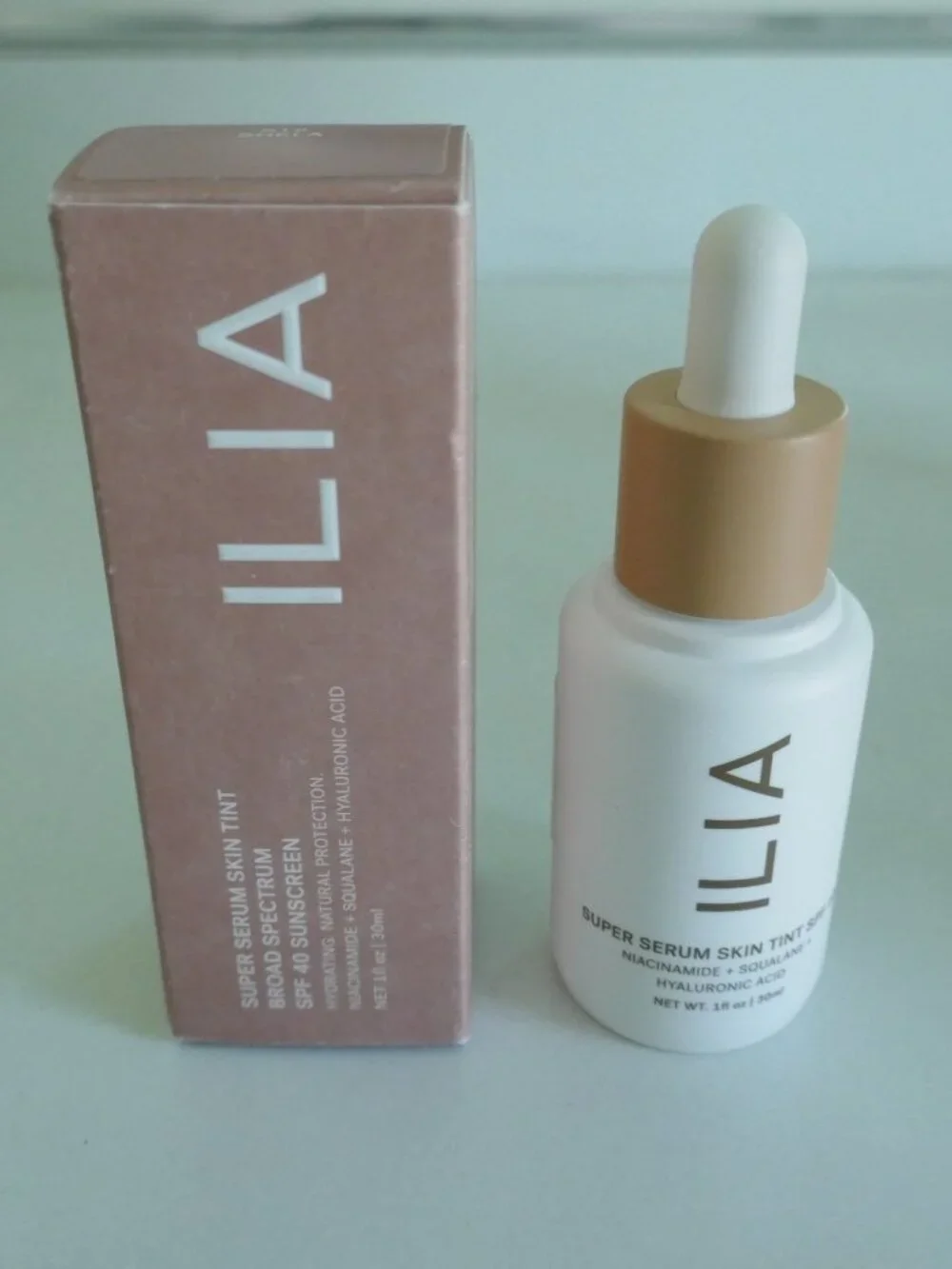 NEW in date Ilia Super Serum Skin Tint SPF40 Broad Spectrum Sunscreen Shela ST8